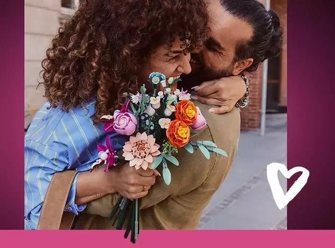 Celebrate Love with a LEGO Flower Bouquet This Valentine’s Day