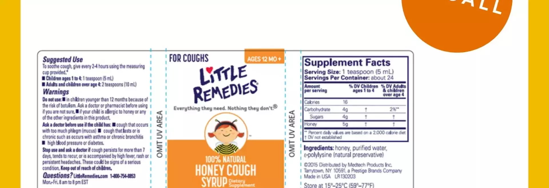Little Remedies Honey Cough Syrup Recalled Nationwide Due to Contamination Risk
