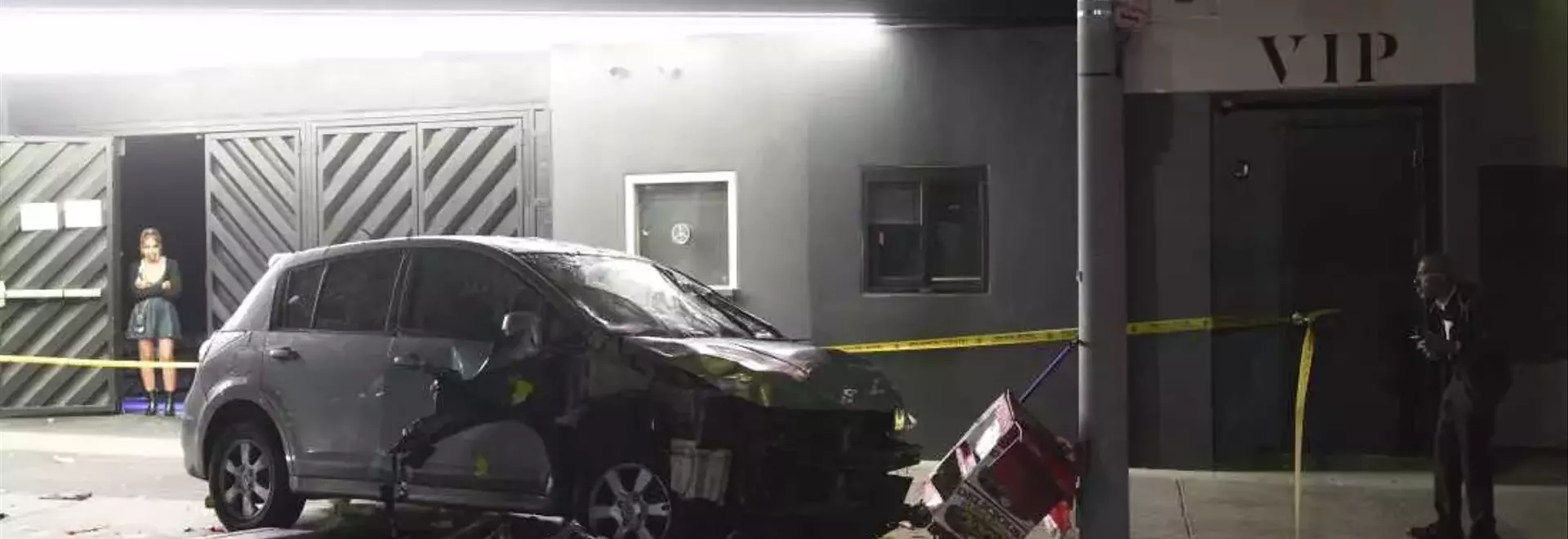 Vehicle Plows into Los Angeles Nightclub Crowd, Driver Shot Amid Chaos