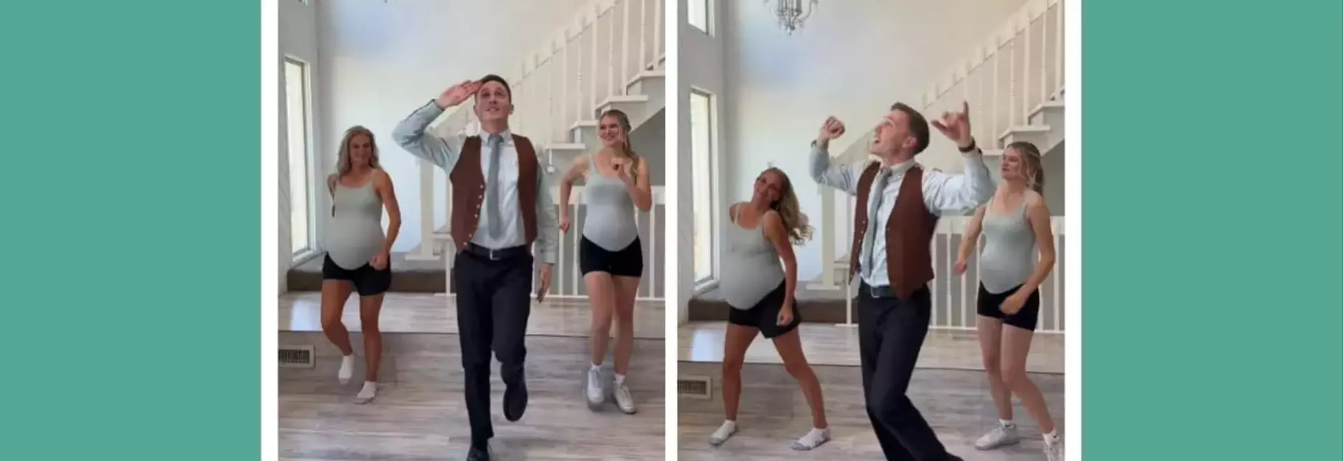 A Cinematic Pregnancy Journey: Mother and Daughter Recreate 'Father of the Bride Part II'