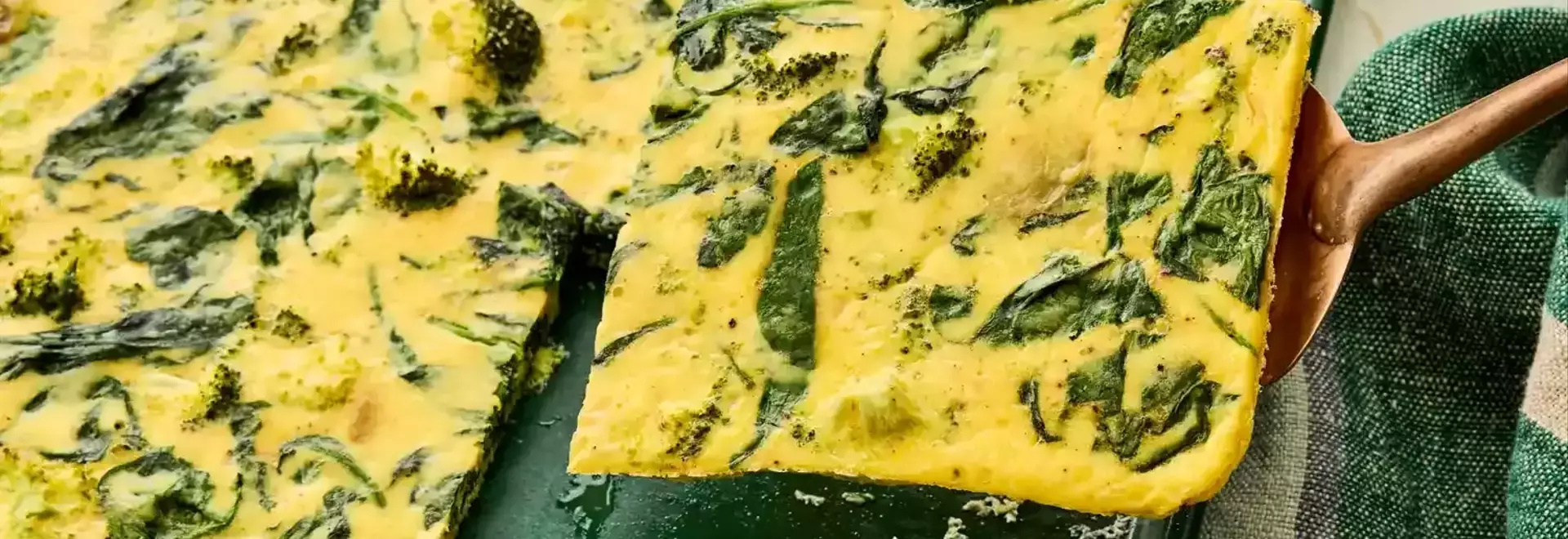 Crowd-Pleasing Spinach, Broccoli, and Parmesan Quiche