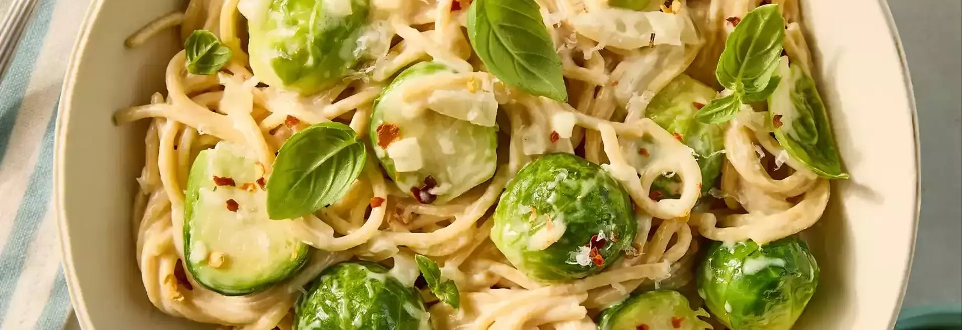 Creamy Brussels Sprout Spaghetti: A Quick and Healthy Weeknight Meal