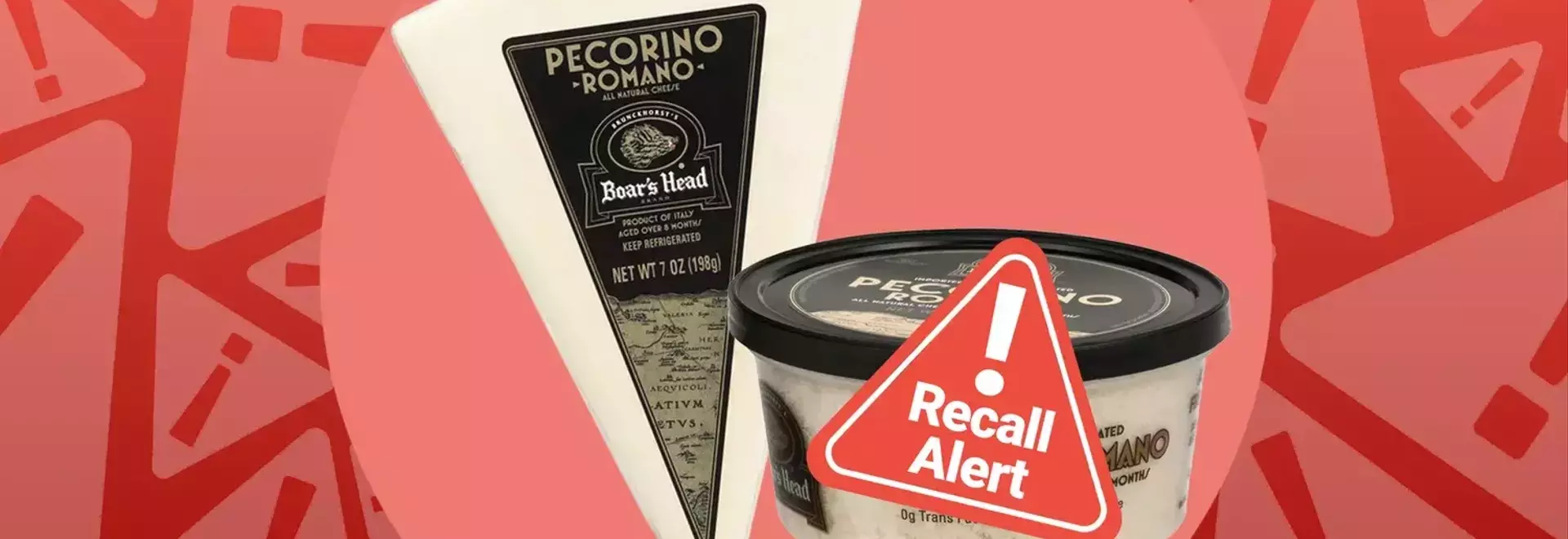 Boar's Head Pecorino Romano Cheese Recalled Over Listeria Concerns