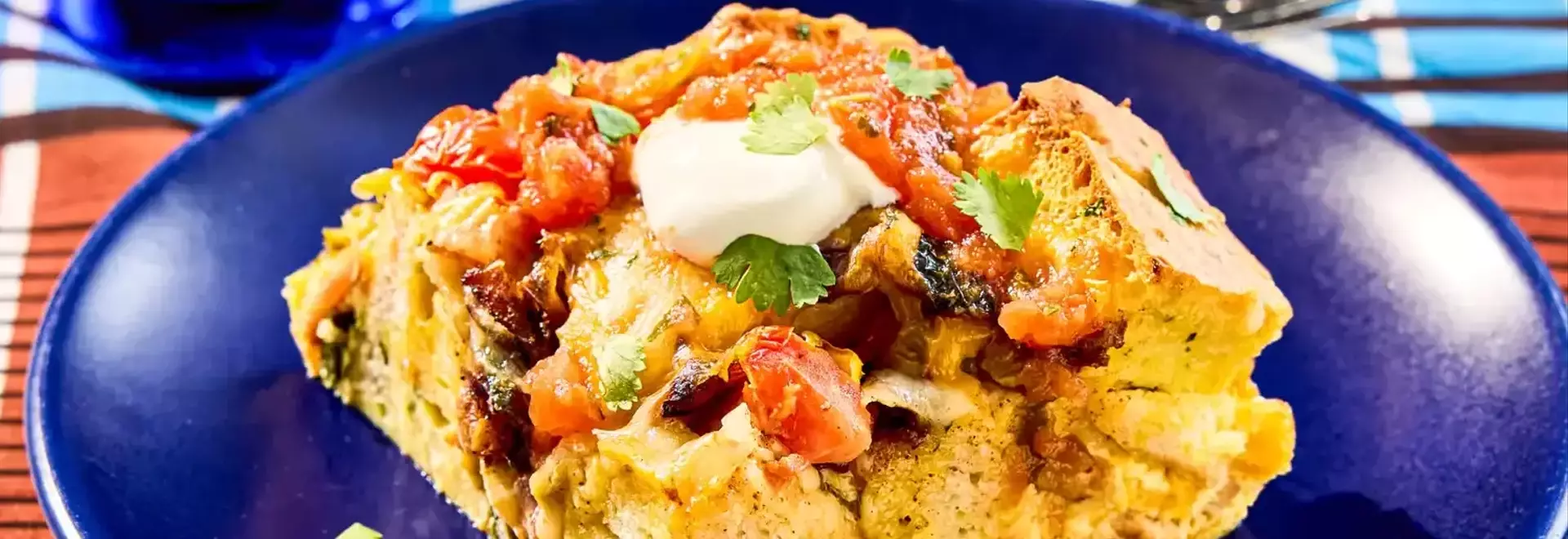 Southwest-Style Cheesy Breakfast Strata: A Hearty Make-Ahead Meal