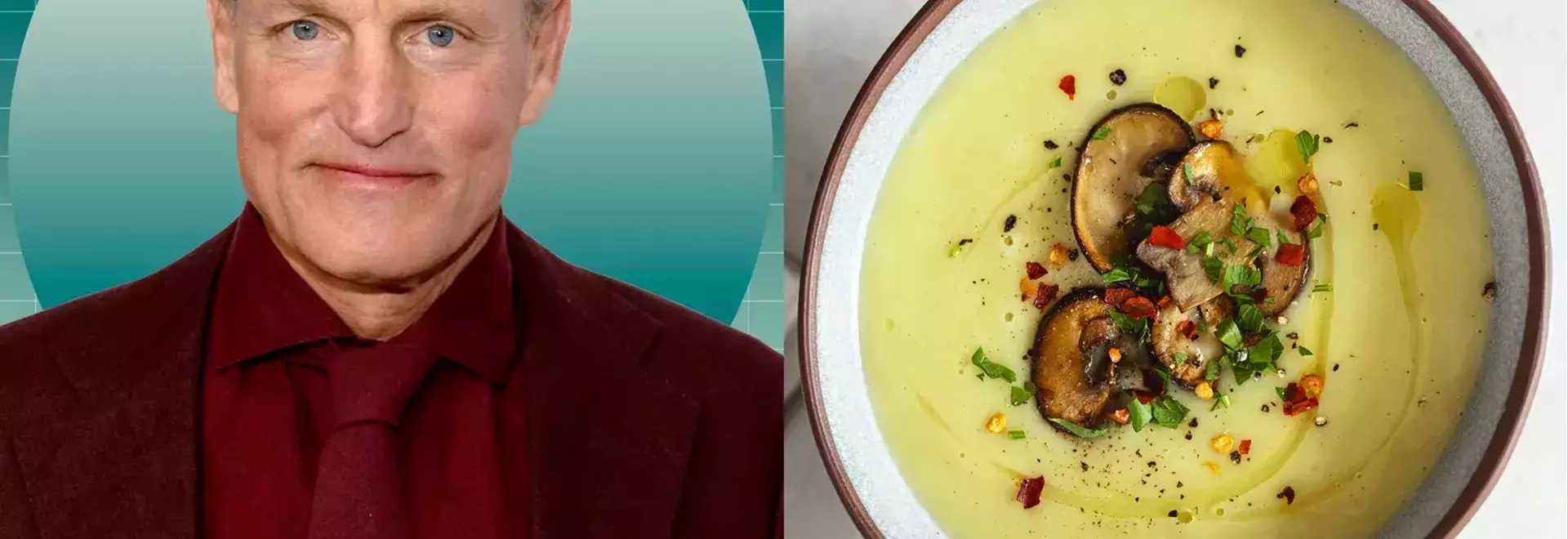Woody Harrelson and Laura Louie's Vegan Creamy Potato Leek Soup Recipe