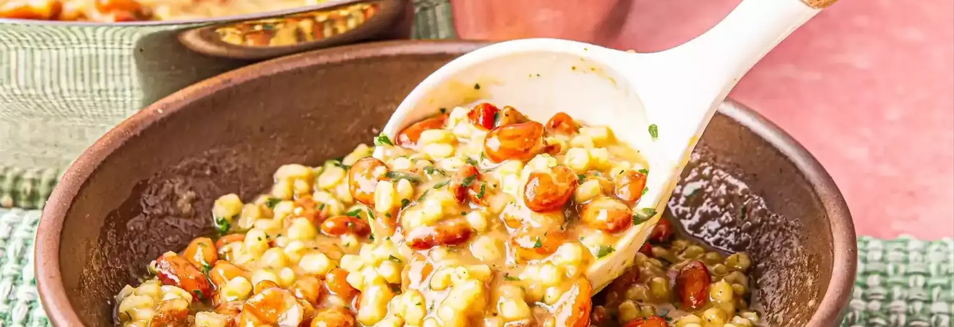 Hearty Northern Italian Barley and Cranberry Bean "Stewp"