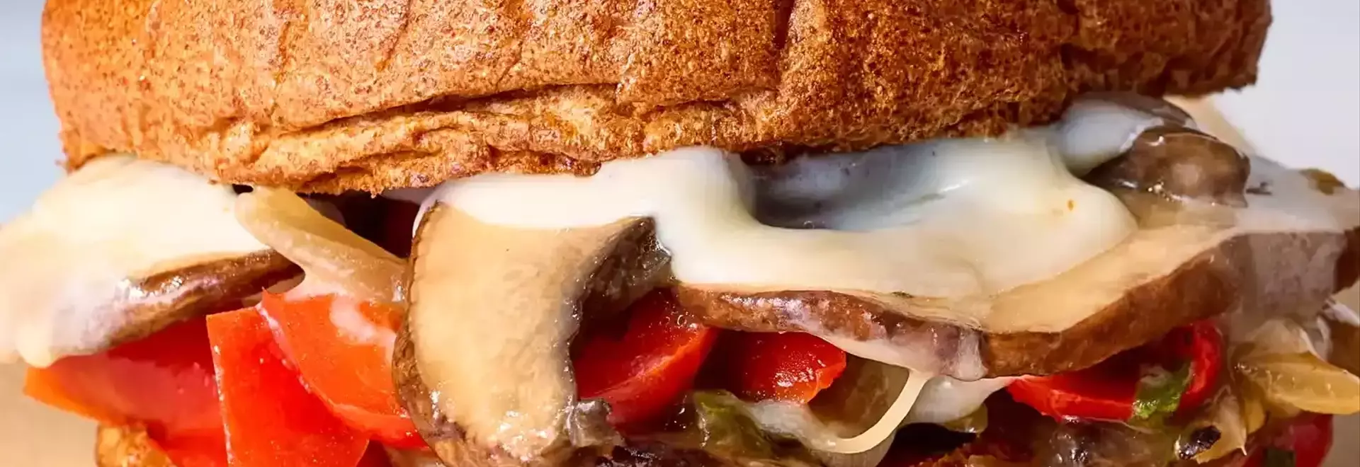 Vegetarian Portobello "Philly Cheese Steak" Sandwich: A Delightful and Healthy Twist