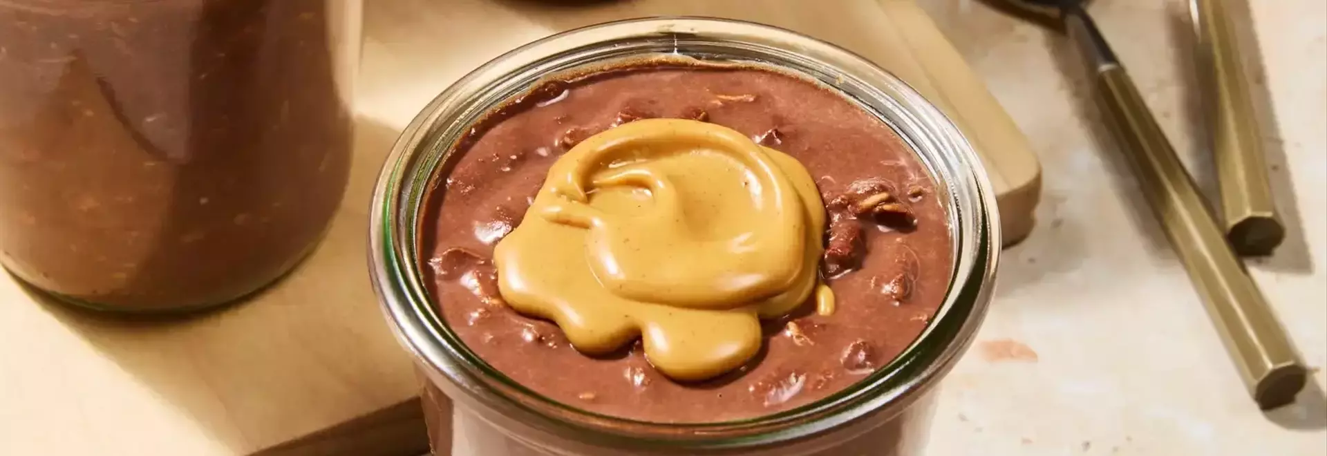 Indulgent High-Protein Peanut Butter-Chocolate Overnight Oats