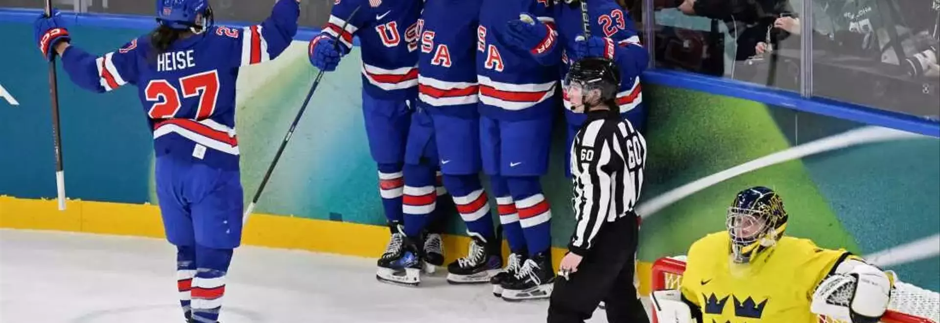 USA Women's Hockey Team Dominates, Advances to Olympic Gold Medal Match