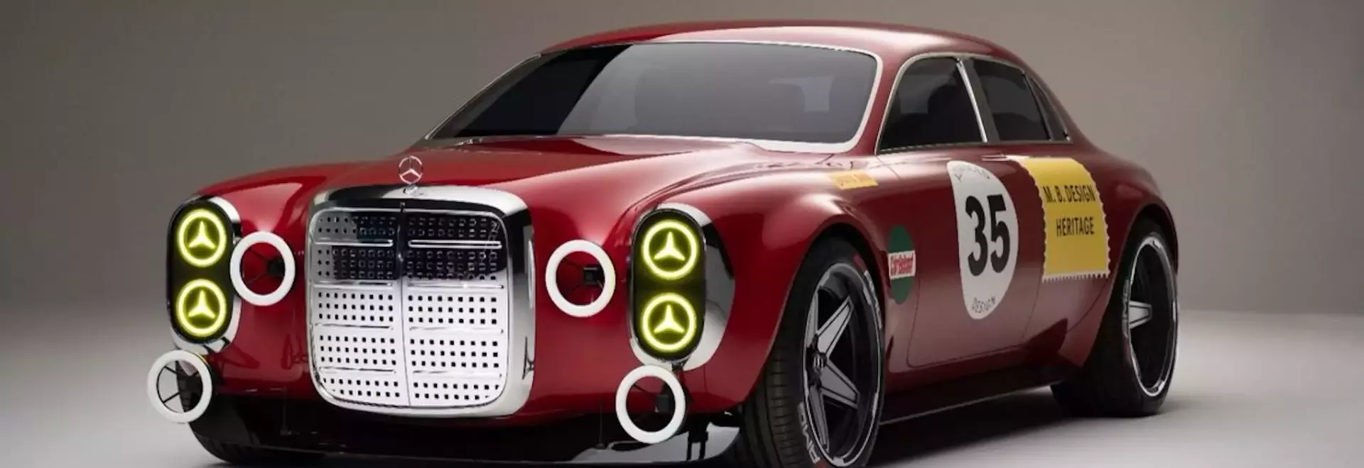Mercedes-Benz Unveils 'Red Pig' Homage Concept
