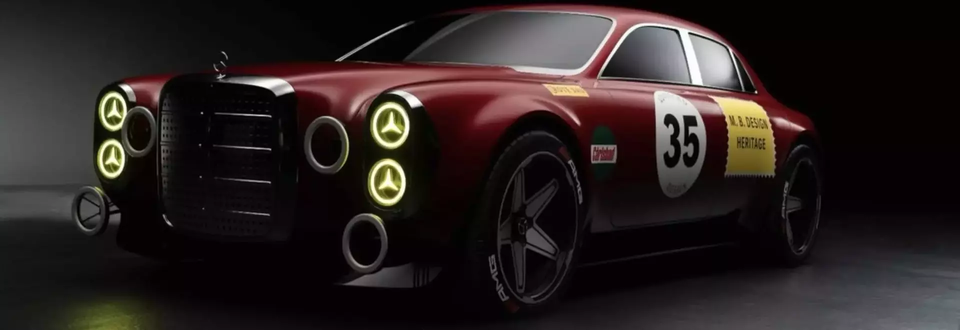 Mercedes-Benz Reimagines the Iconic "Red Pig" as a Modern Luxury Sedan