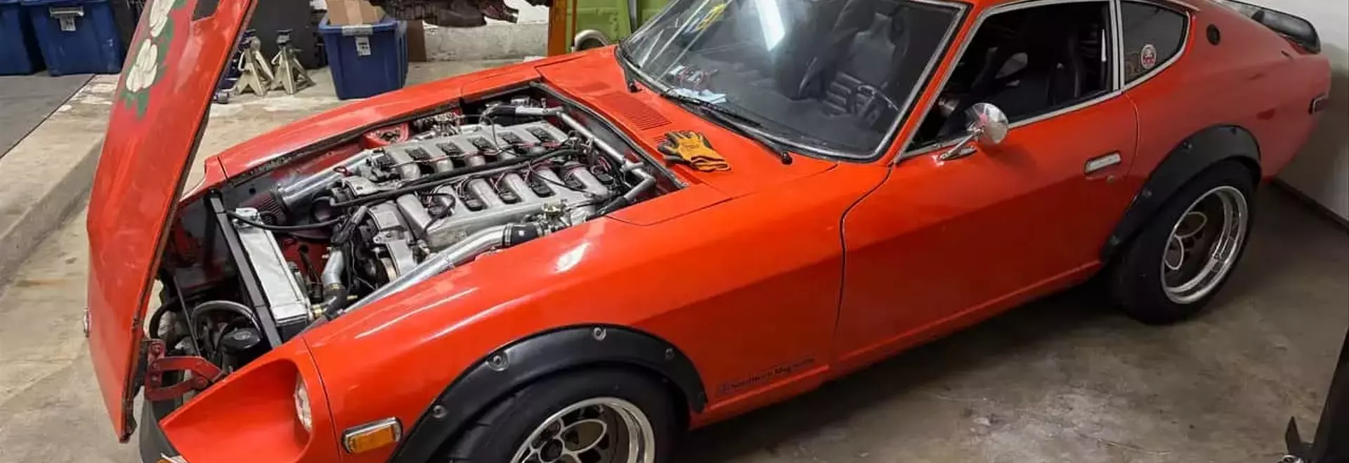 Datsun 240Z Gets V12 Engine Transplant, Roars Like a Ferrari