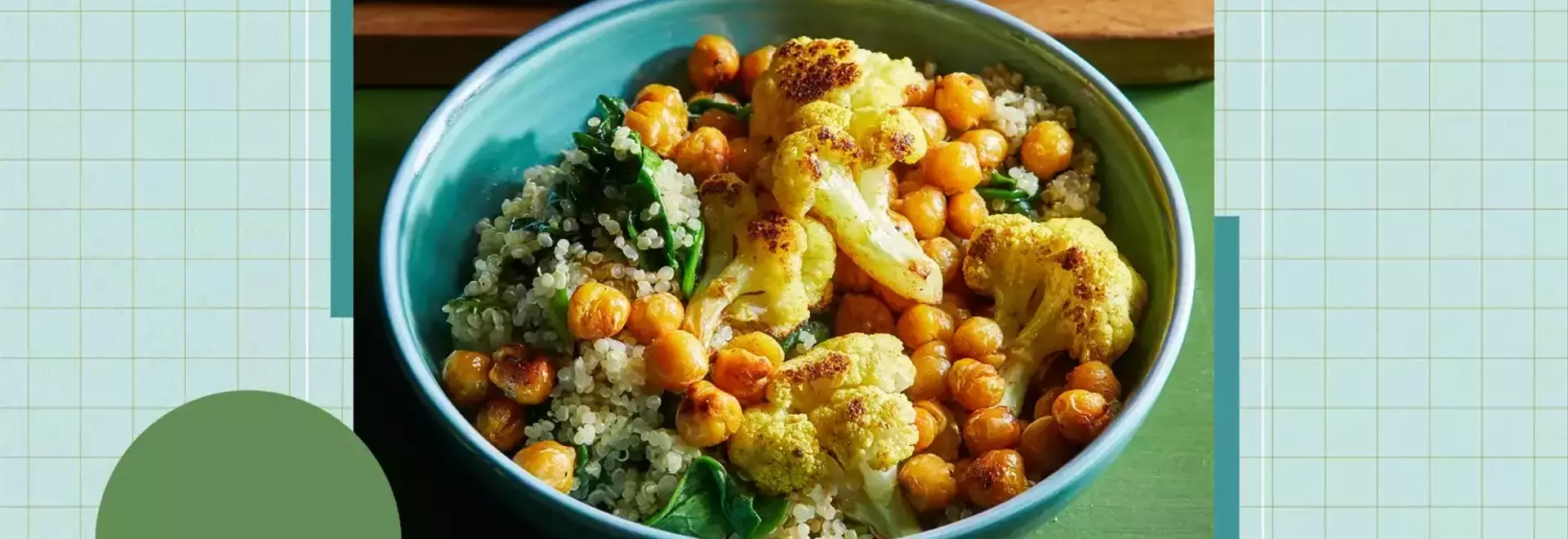 The Ultimate High-Fiber Lunch: Roasted Chickpea Curry Bowl