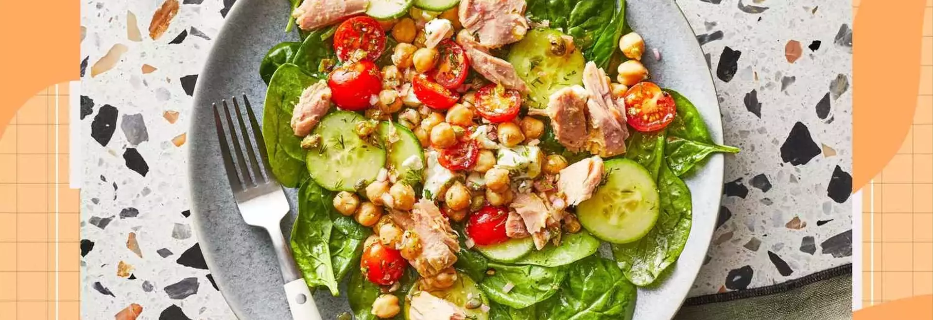 The Ultimate High-Protein Mediterranean Lunch: Chickpea Tuna Salad