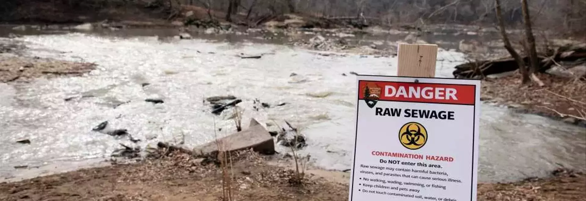Class-Action Lawsuit Filed Over Potomac Sewage Spill