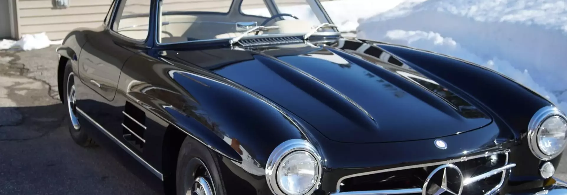 A Unique Mercedes-Benz 300SL Gullwing Replica is Up for Auction