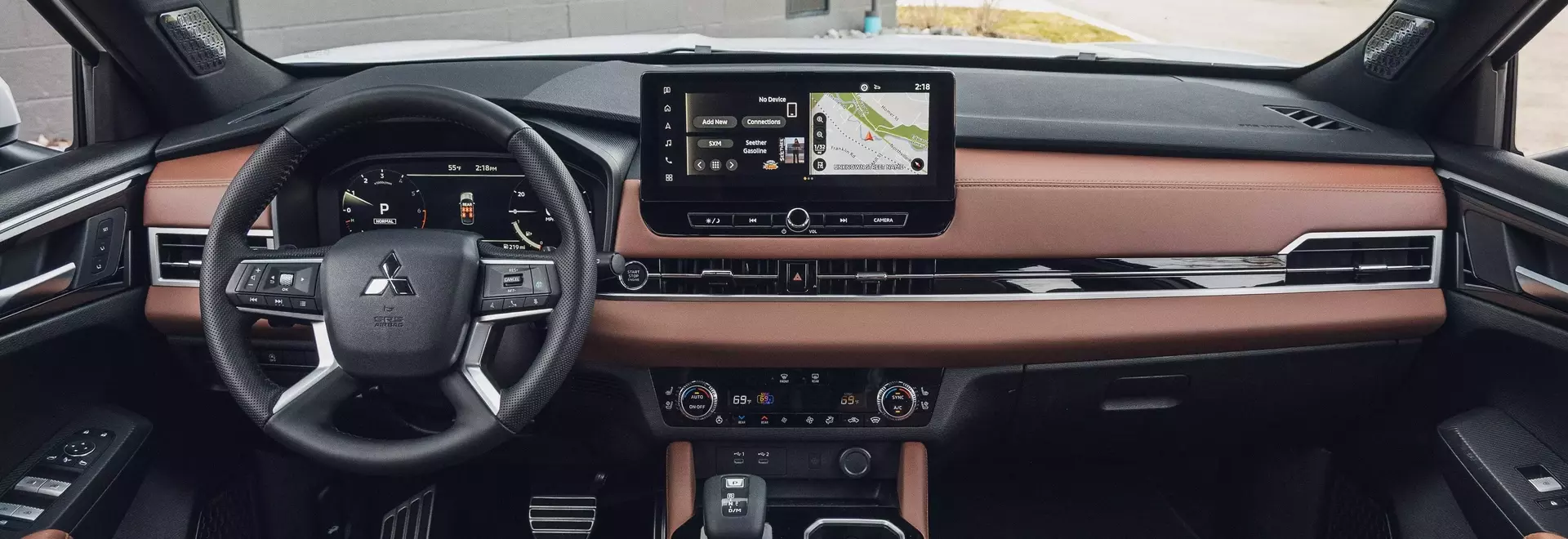 A Glimpse Inside the 2026 Mitsubishi Outlander SEL's Cabin