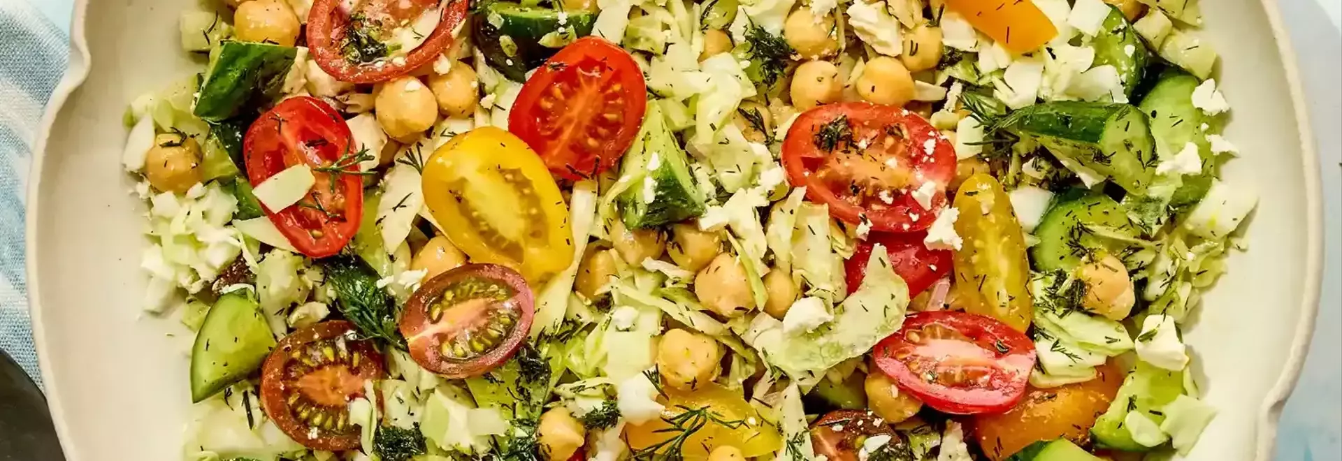 Refreshing Chickpea and Vegetable Medley: A Quick and Healthy Salad