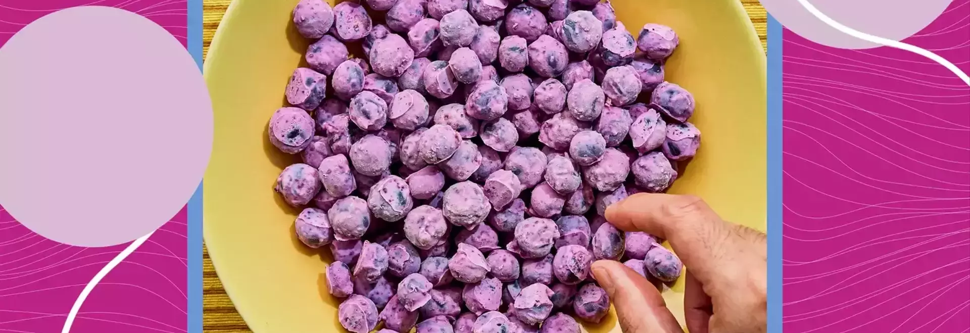 The Ultimate Anti-Inflammatory, High-Protein Snack: Lemon-Blueberry Frozen Yogurt Bites