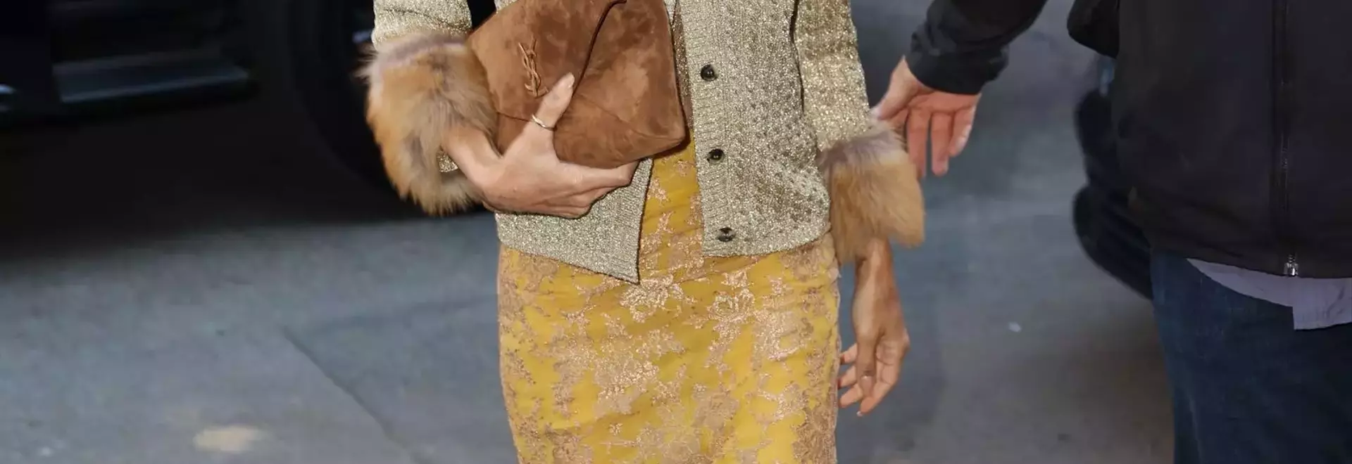 Zoë Kravitz Previews Met Gala Look with Saint Laurent Ensemble