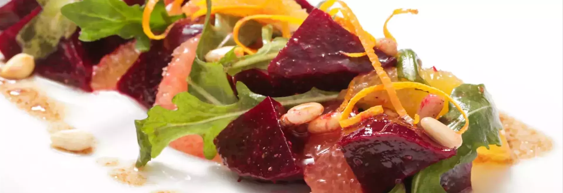 Beet and Citrus Salad with Pine Nut Vinaigrette