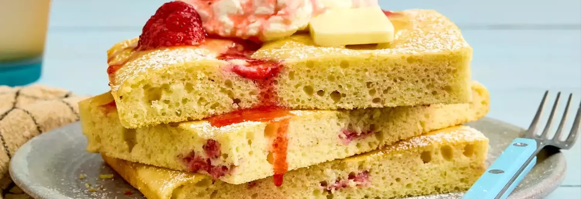 Sheet Pan Strawberry and Cream Pancakes: A Convenient Brunch Delight