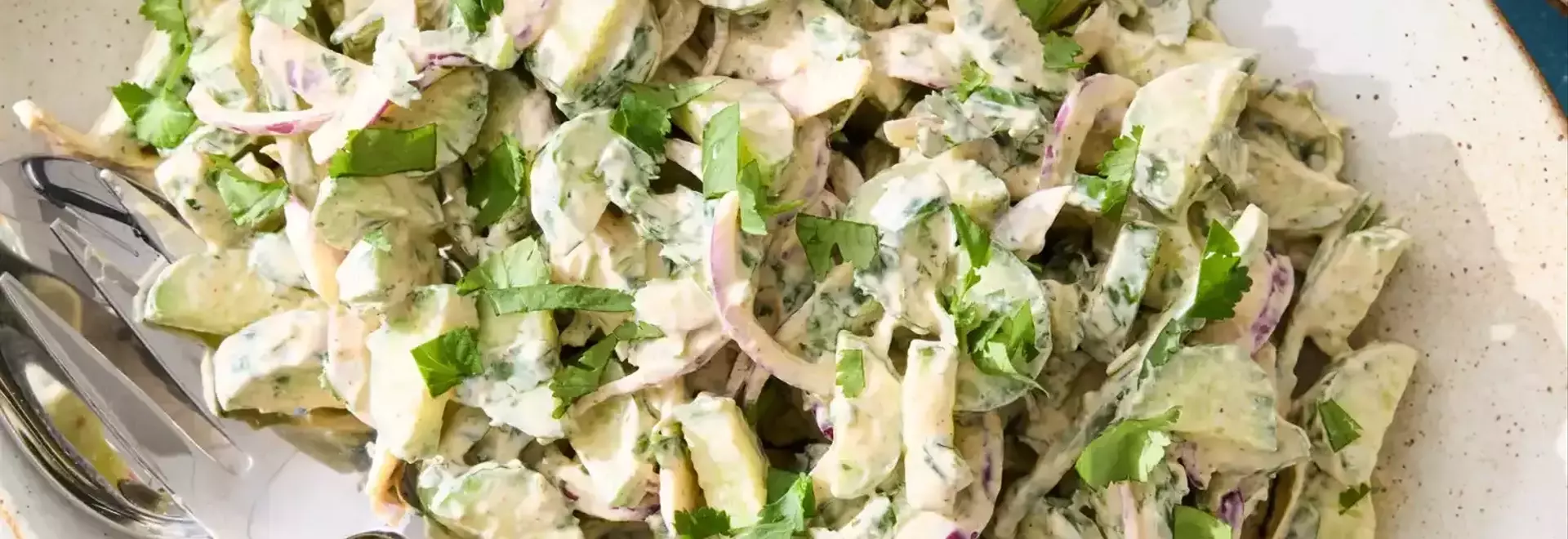 Refreshing Cucumber Salad with Spicy Yogurt Dressing: A Culinary Journey from Childhood Snacks