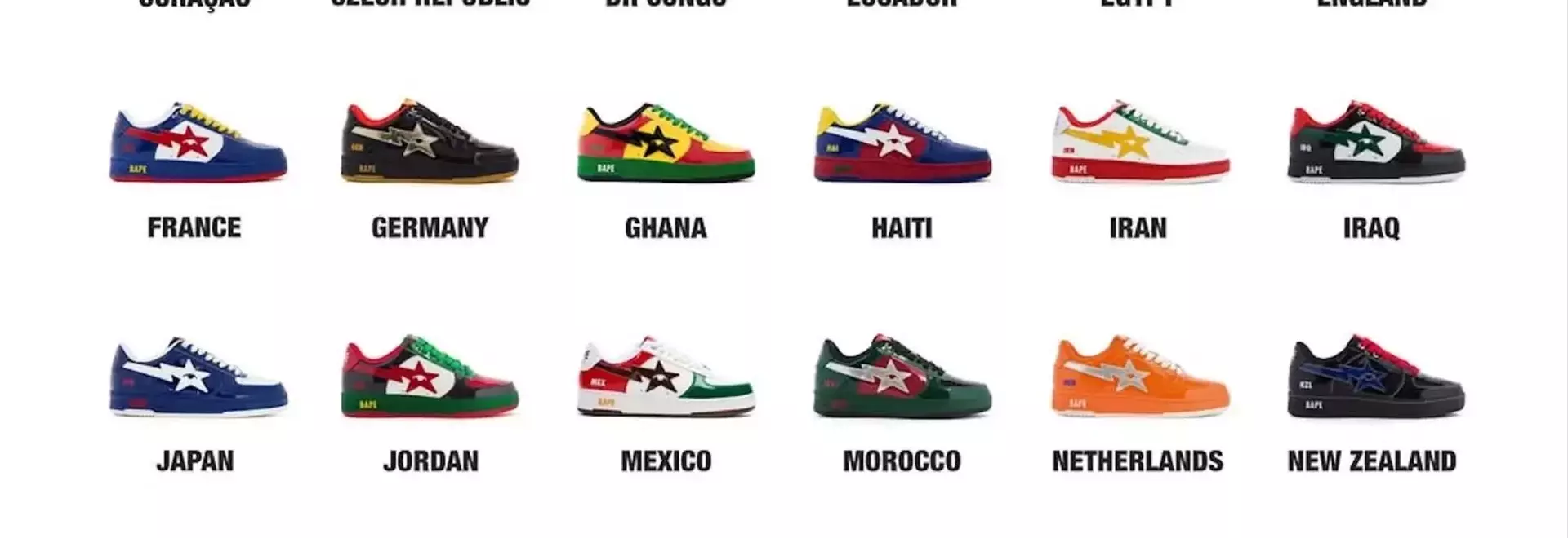 BAPE and KidSuper Unite for 2026 World Cup Sneaker Collection