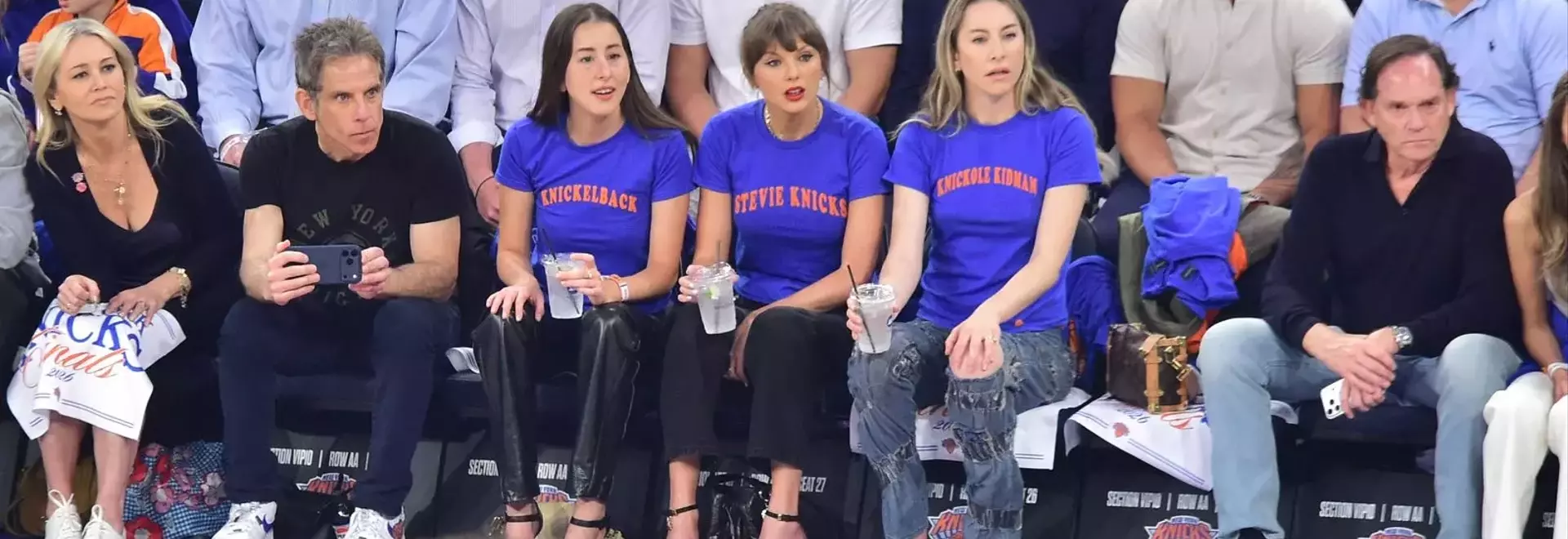 Taylor Swift's 'Stevie Knicks' Shirt Steals the Show at NBA Finals