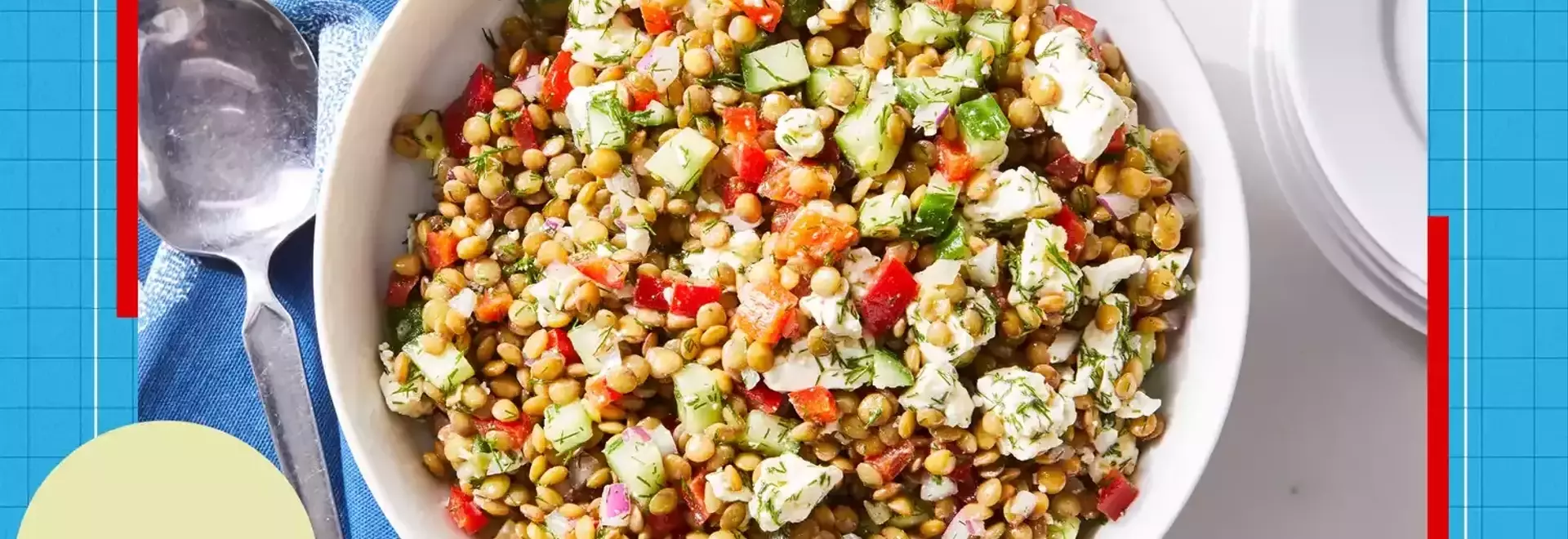 Effortless Post-Vacation Dining: The Lemony Feta Lentil Salad