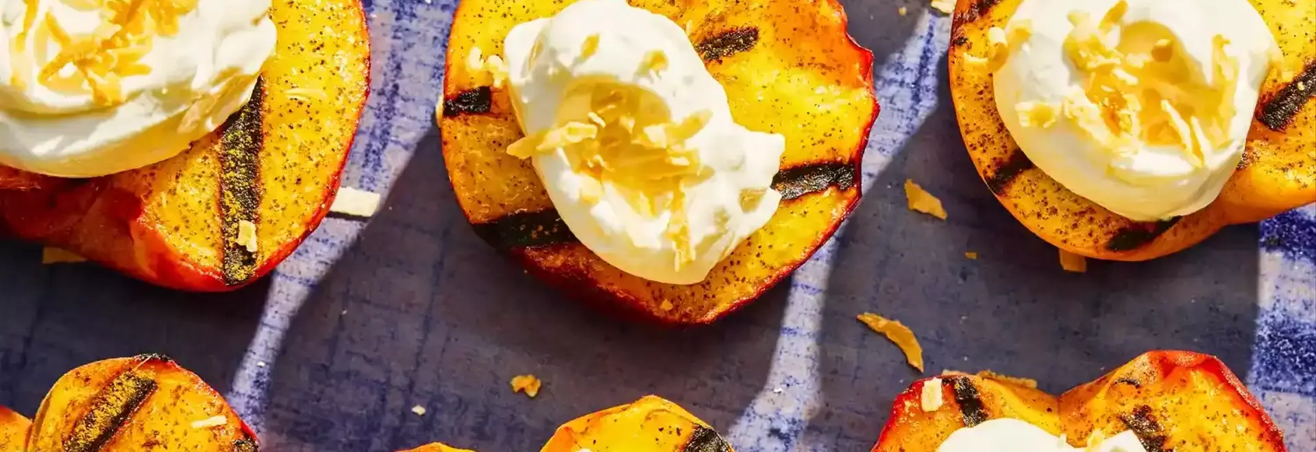 Effortless Grilled Peaches with Coconut Whipped Cream