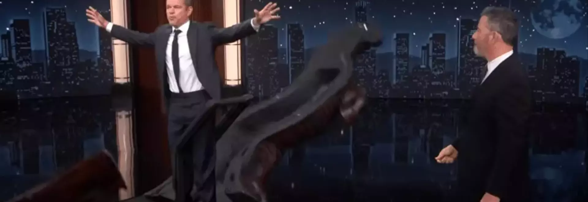 Matt Damon's Comical Disruption on 'Jimmy Kimmel Live!'