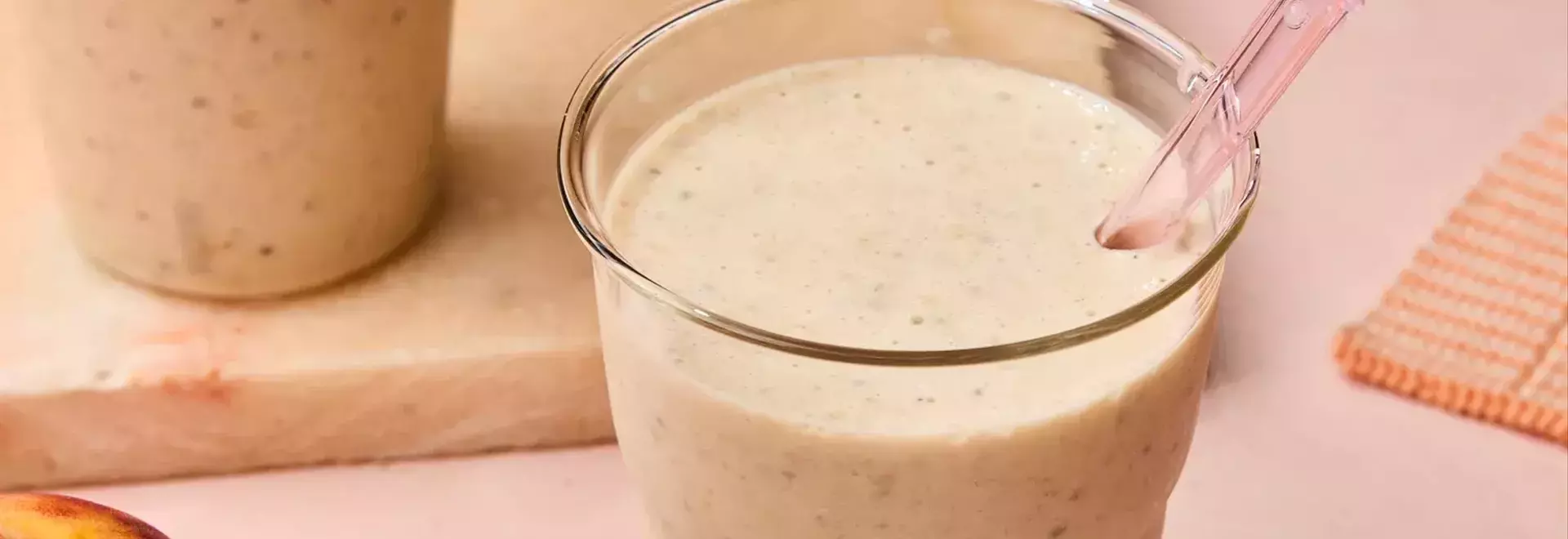 Revitalize Your Morning: The Ultimate High-Protein Peach Oatmeal Smoothie