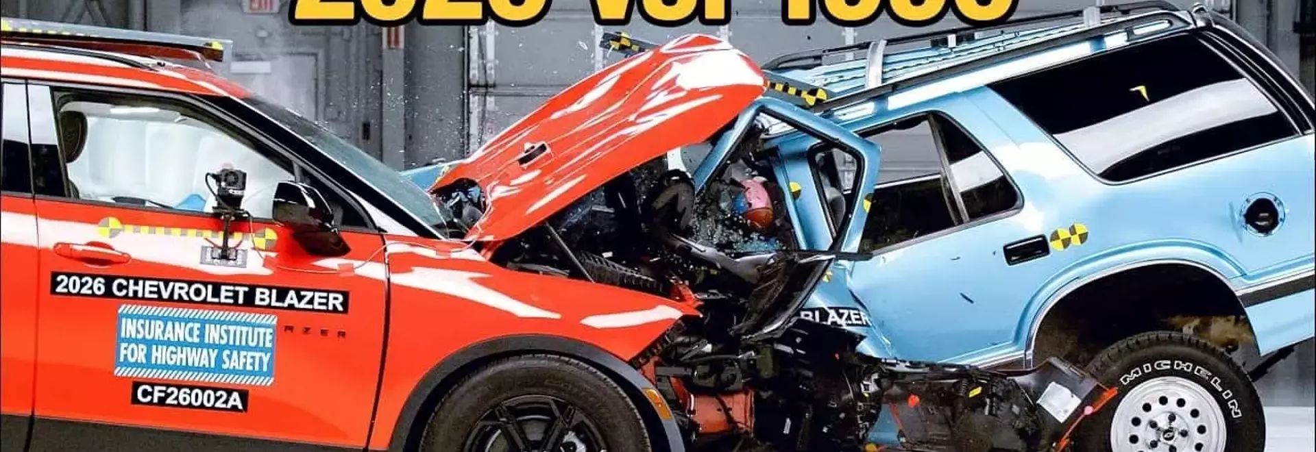 A Stark Contrast in Safety: Modern vs. Vintage Chevy Blazer Crash Test
