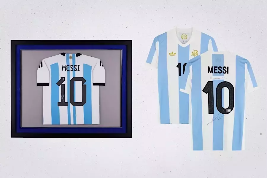 Exclusive Collection of Signed Lionel Messi Merchandise Unveiled as Argentina Advances in World Cup