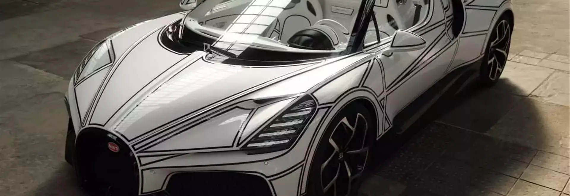 Bugatti W16 Mistral Blanc Éternel: A Unique Porcelain Masterpiece