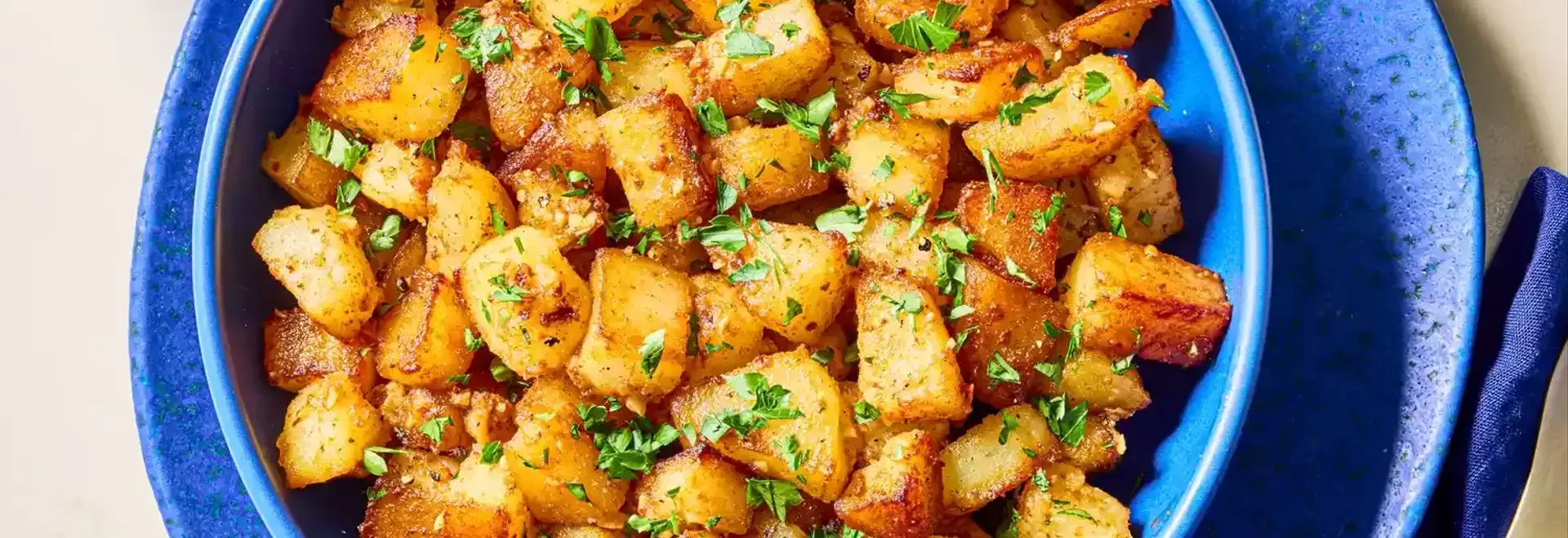 Egyptian Warm Potato Salad with Aromatic Dressing