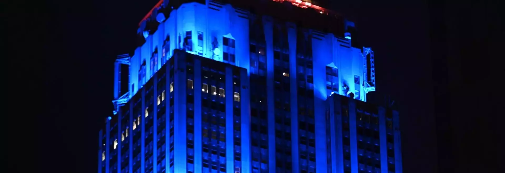 Empire State Building Lit Blue for Taylor Swift and Travis Kelce's Wedding