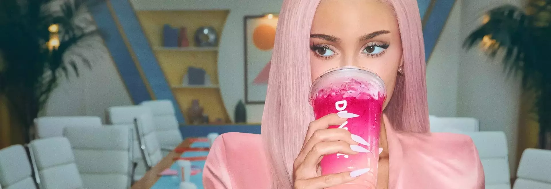 Kylie Jenner and Dunkin' Unveil "King Kylie Collection" Beverages