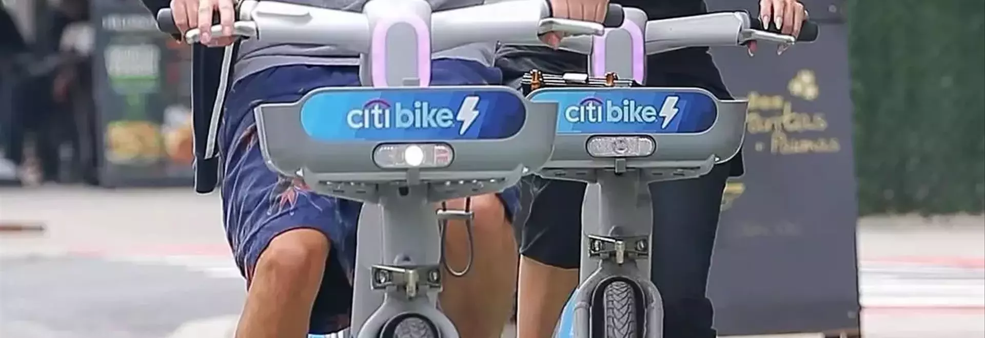 Celebrities Embrace Citi Bikes for Summer Romance in New York City