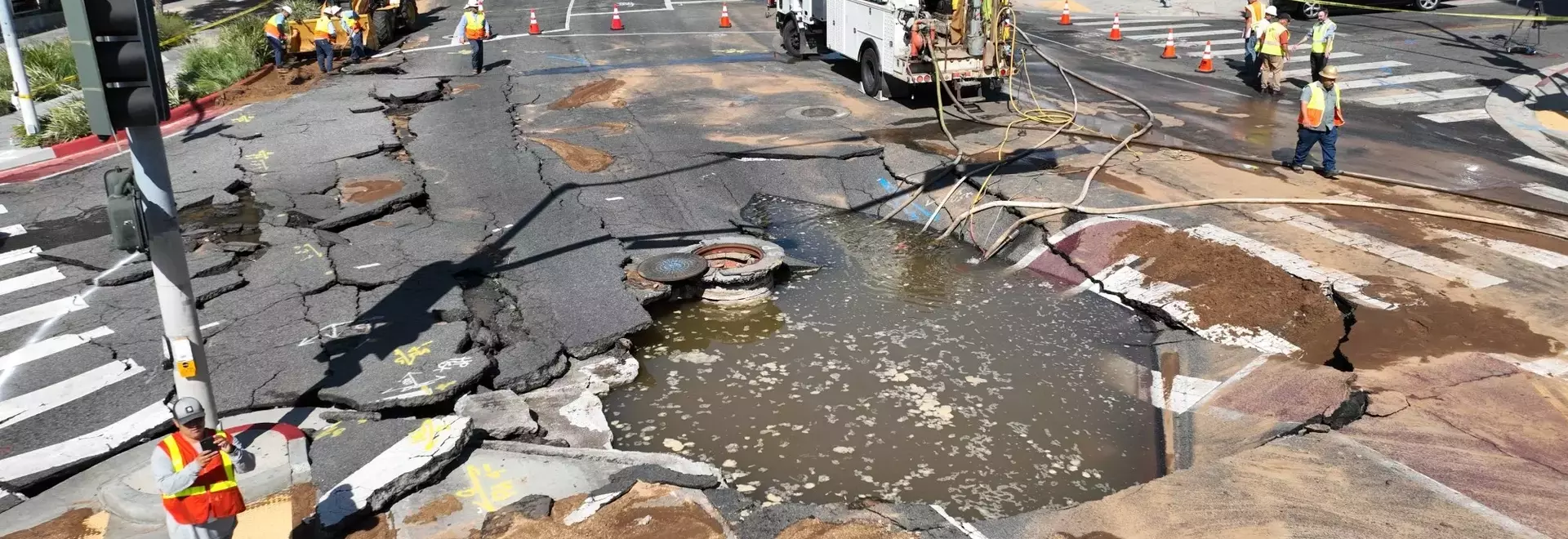 West Hollywood Faces Major Disruptions After Historic Water Main Burst