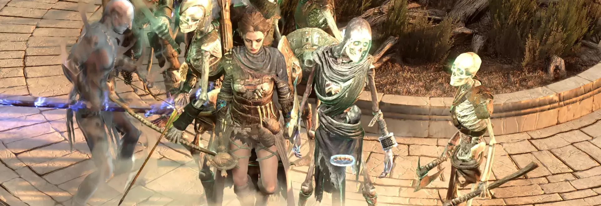 Path of Exile 2: Summoning an army of 2,000 skeletons, an ultimate frame rate shredder