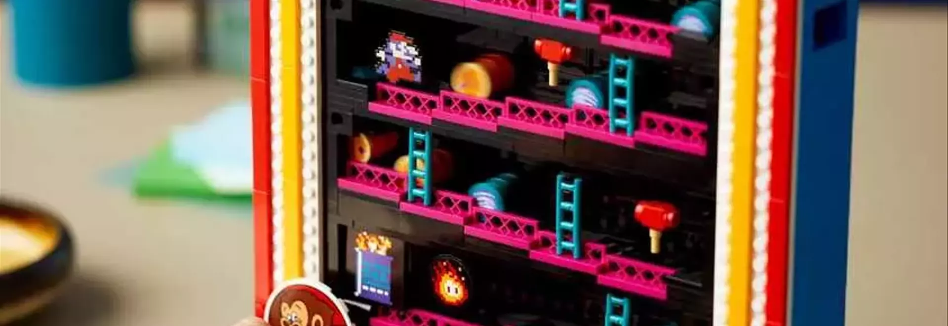 Lego and Nintendo Unveil Interactive Donkey Kong Arcade Set
