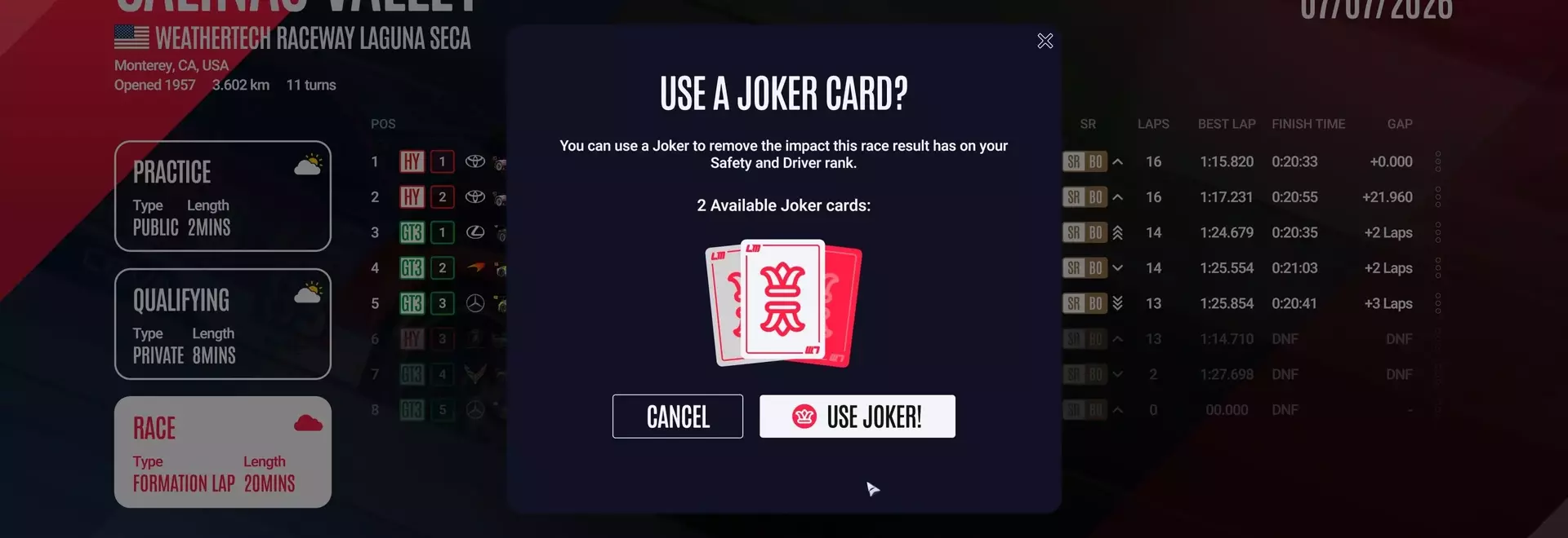 Le Mans Ultimate: The Controversial "Joker" System Sparks Player Outcry