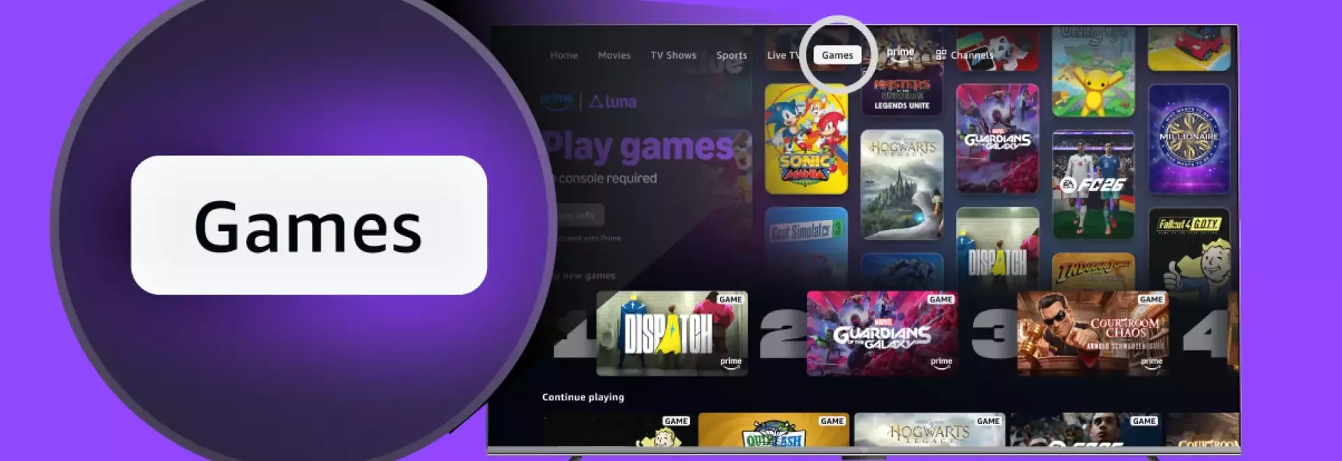 Amazon Enhances Prime Video with Integrated Gaming Experience