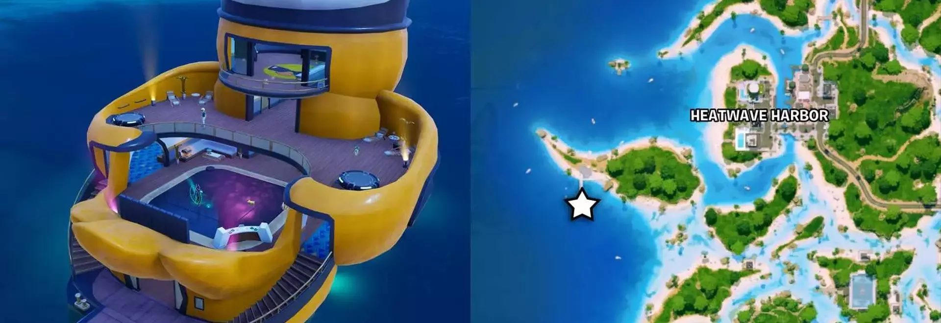 Locating the Duck Yacht Dance Floor in Fortnite Chapter 7 Season 3