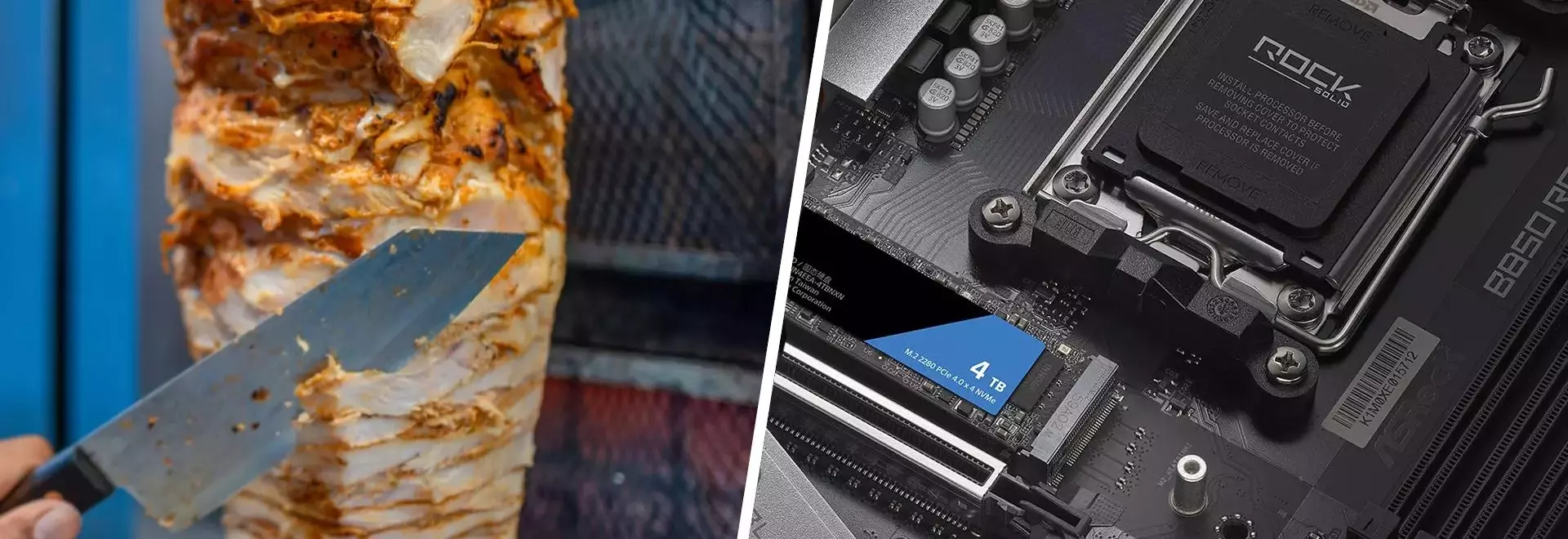 A 'Turkish Kebab' PC with Spinning Components