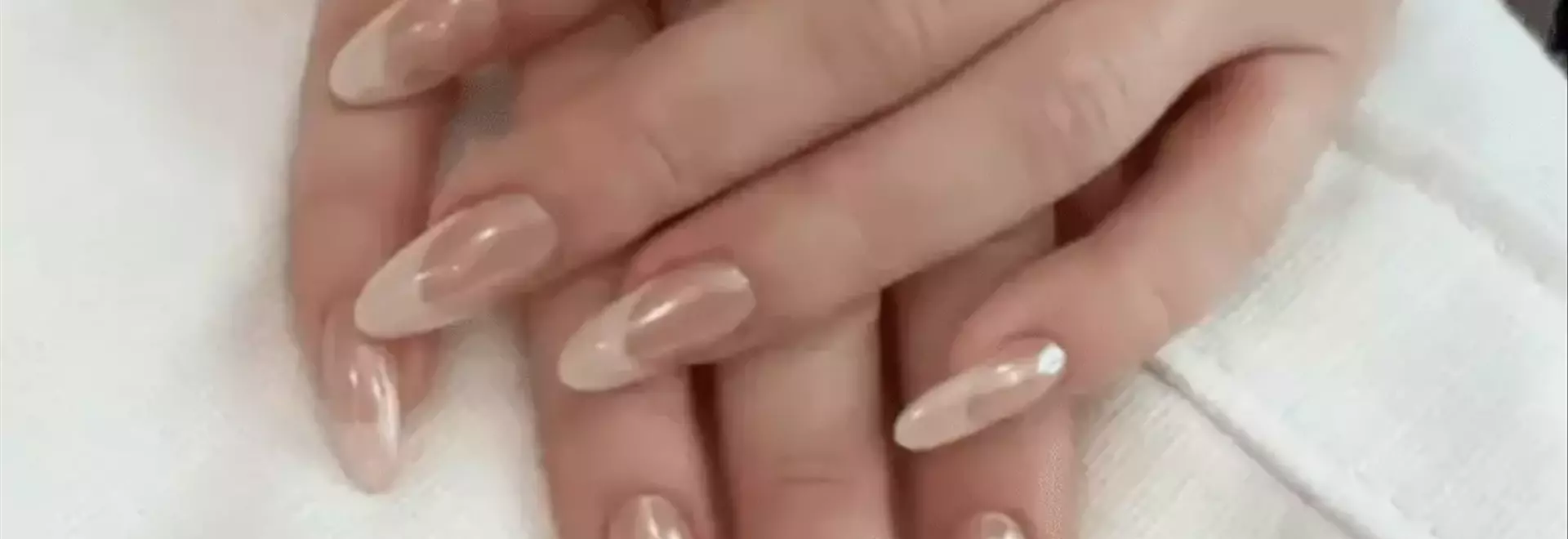 Vanilla Latte Glaze Nails: The Latest Trend
