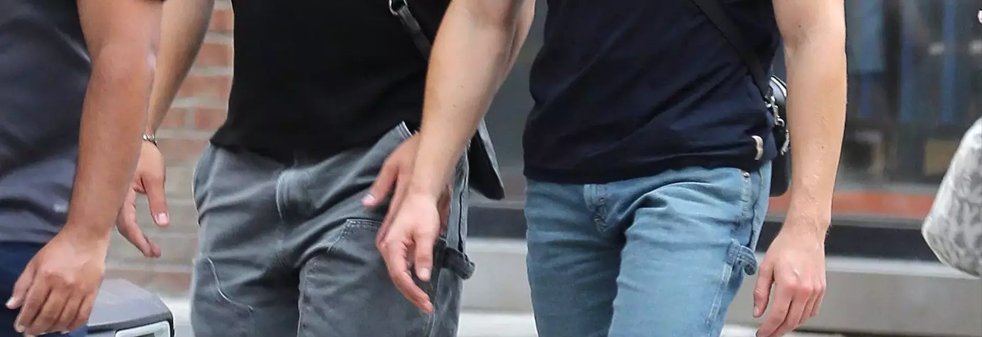 Co-Stars Hudson Williams and Connor Storrie’s Synchronized Toronto Street Style