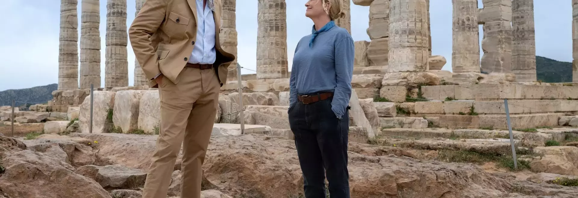 Peacock Unveils First Look at 'Dig' Featuring Hugh Laurie and Amy Poehler